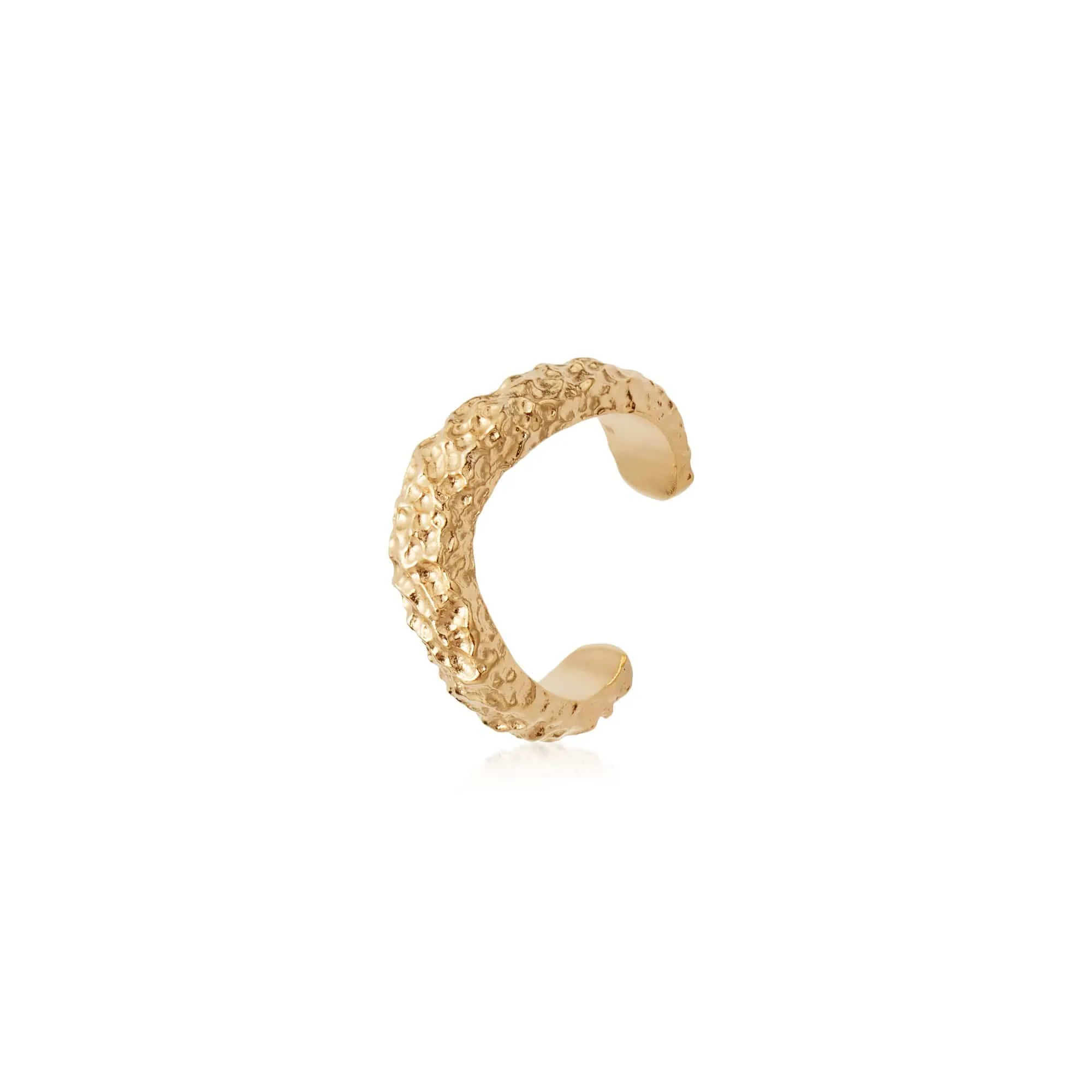 Coral Cuff Earring 18ct Gold Plate