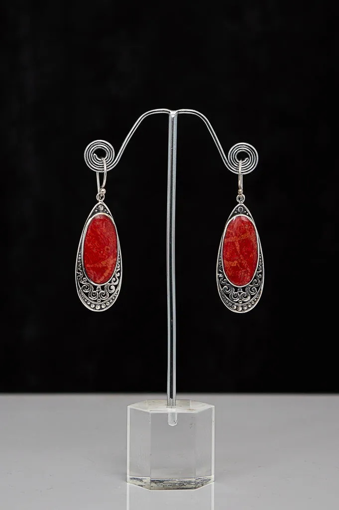 Coral Earrings - 806