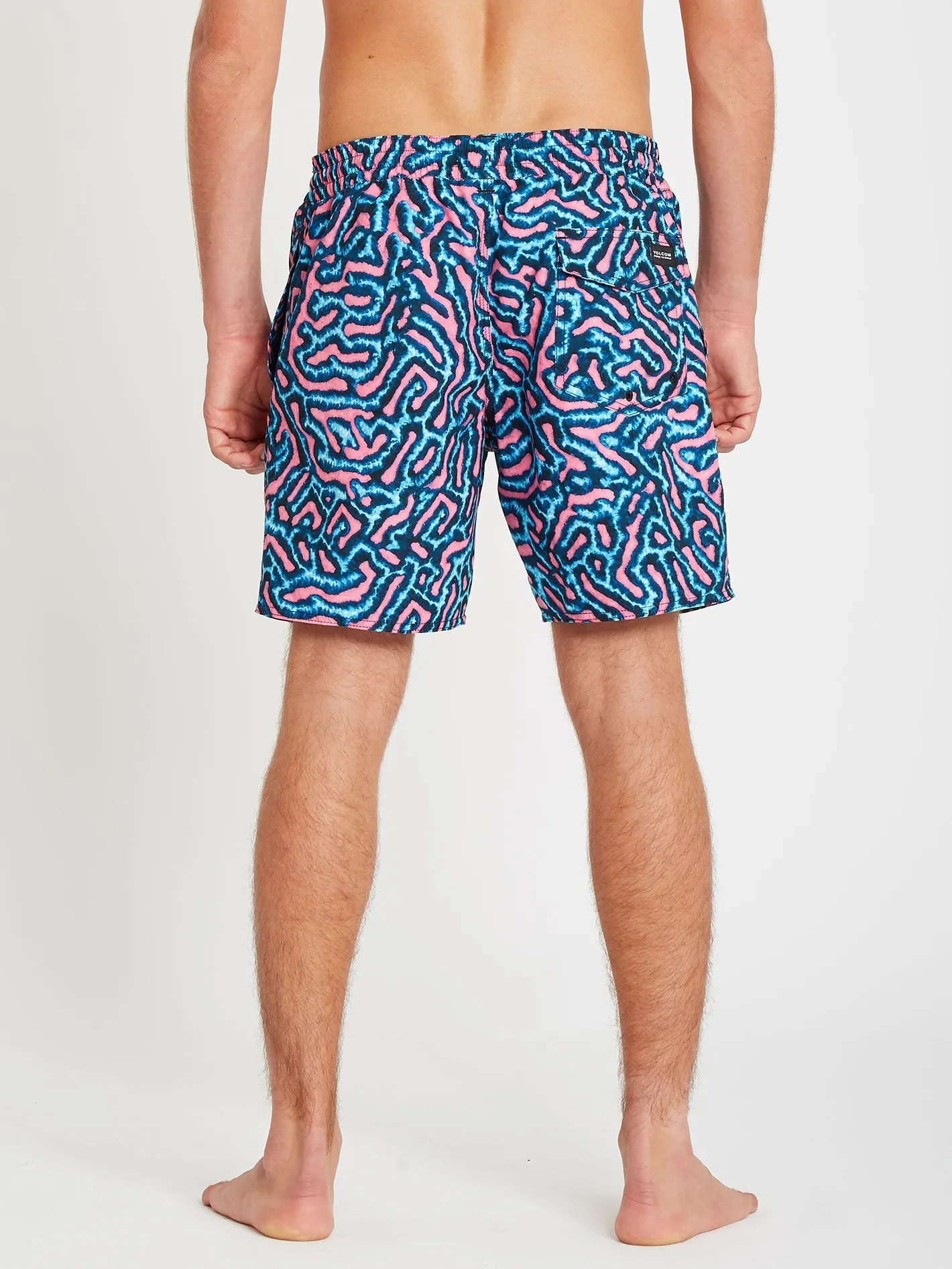 Coral Morph Trunk 17" Boardshort - Pink