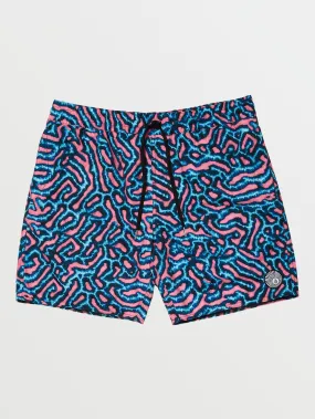 Coral Morph Trunk 17" Boardshort - Pink