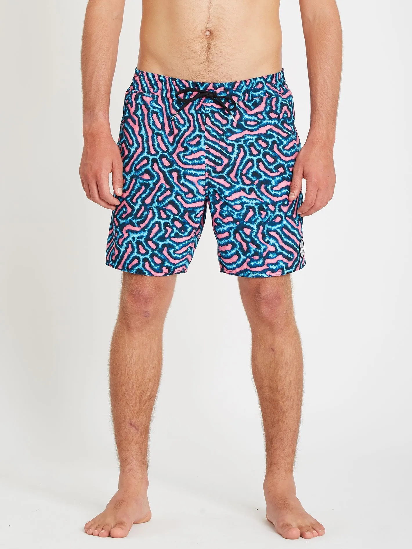 Coral Morph Trunk 17" Boardshort - Pink