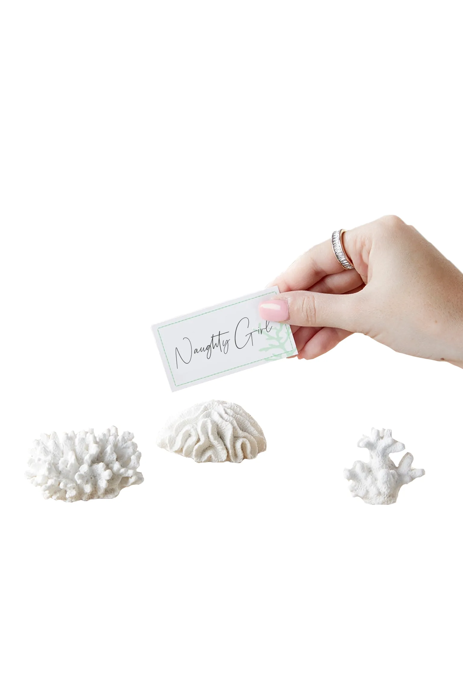 Coral Place Card Holder (Set of 6)