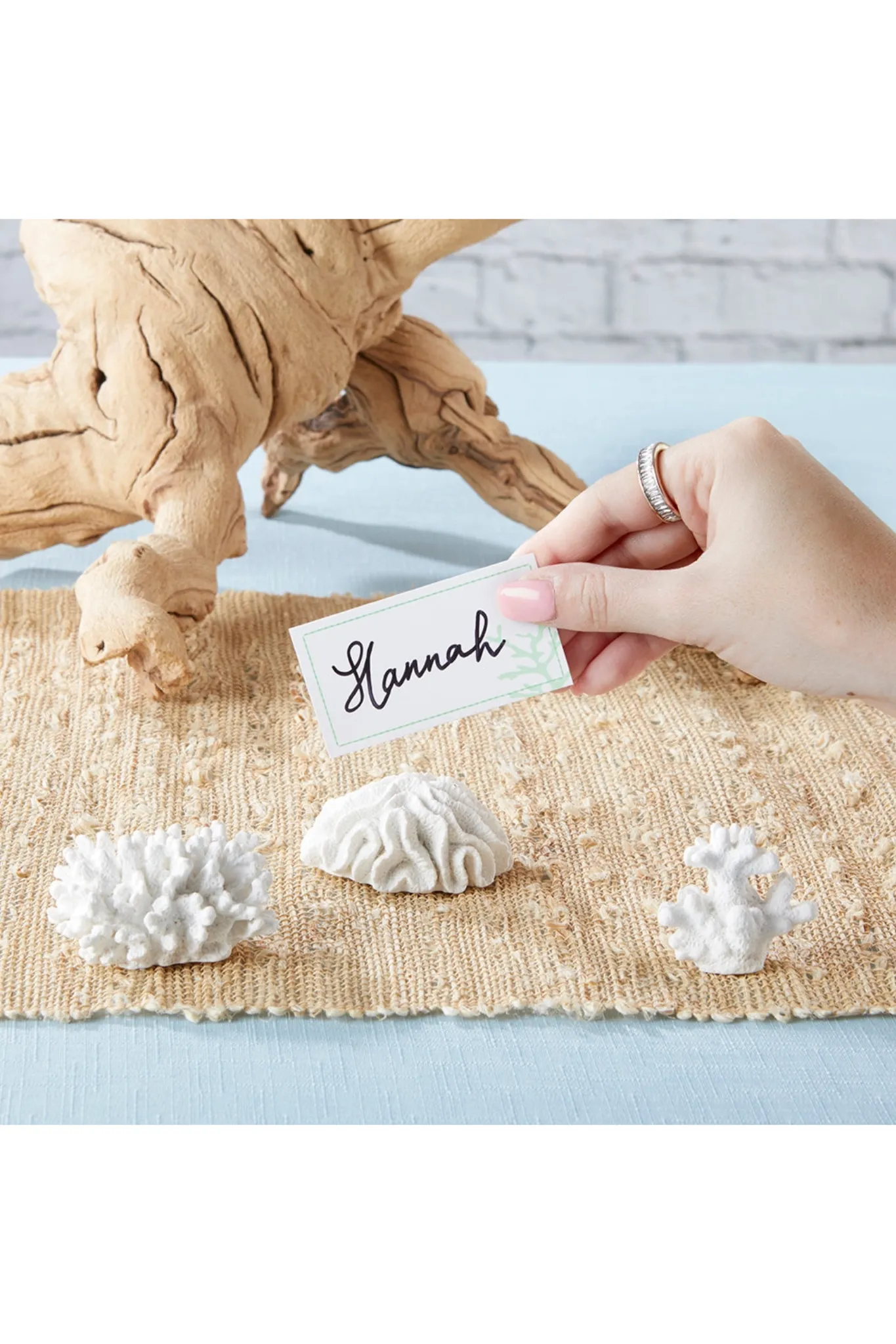 Coral Place Card Holder (Set of 6)