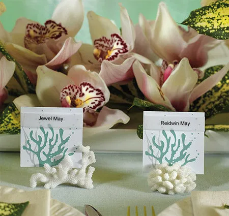 Coral Place Card Holders (Set of 8)