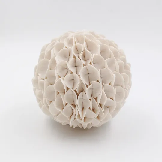 Coral Sphere Sculpture