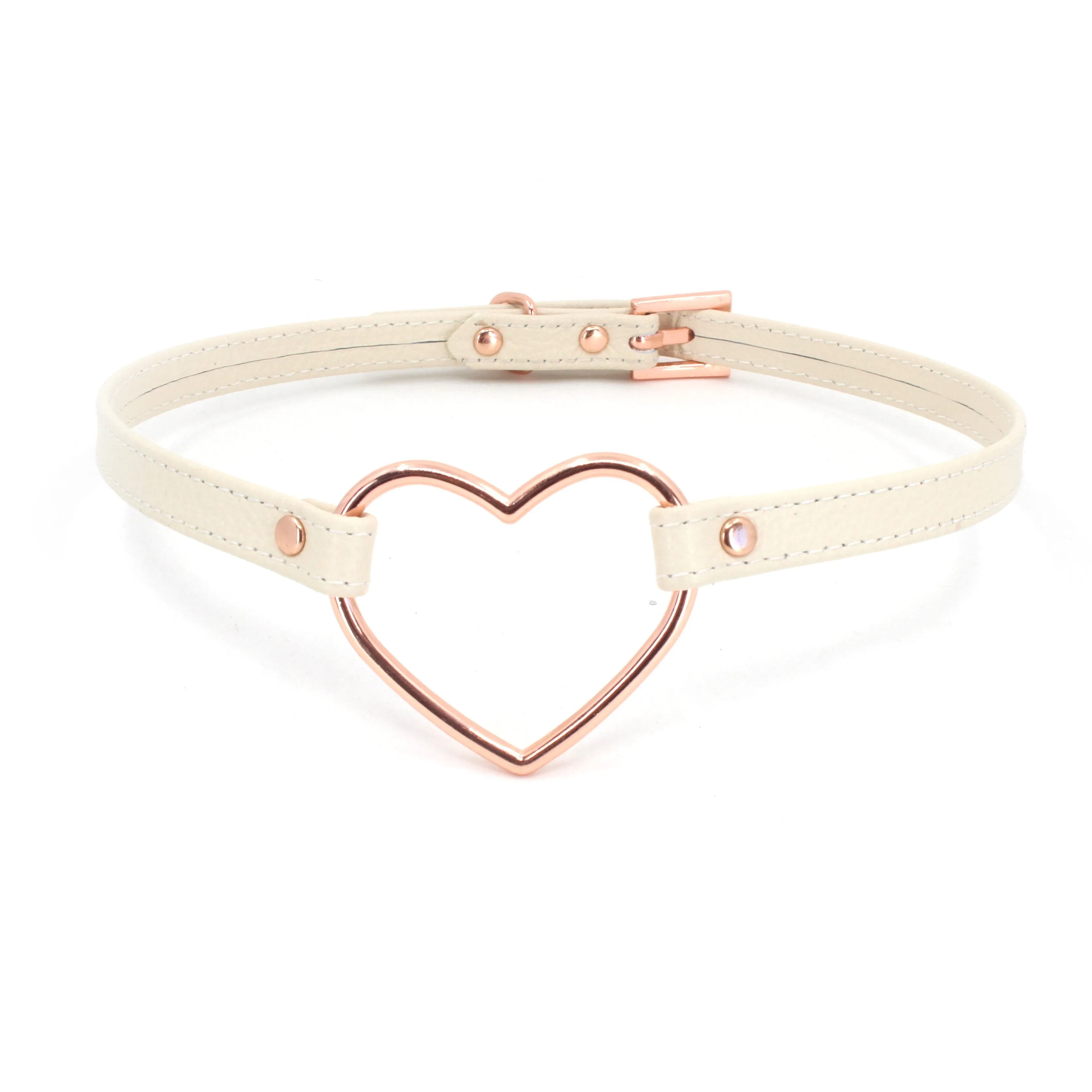 Design Your Own Heart Ring Mini BDSM Collar