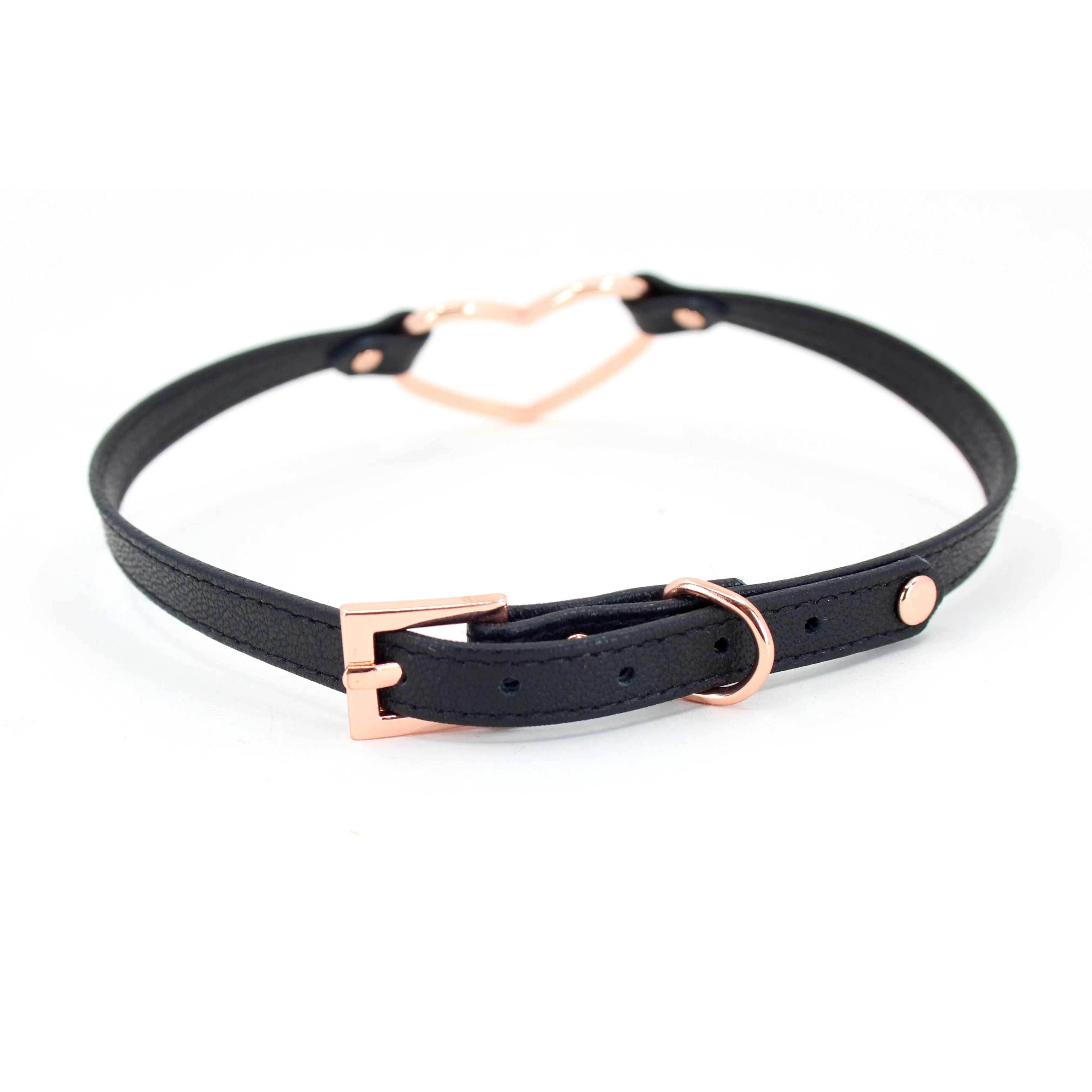 Design Your Own Heart Ring Mini BDSM Collar