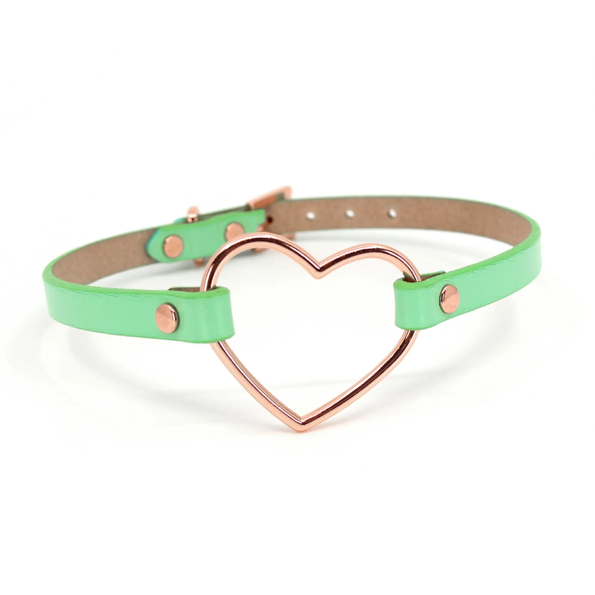 Design Your Own Heart Ring Mini BDSM Collar