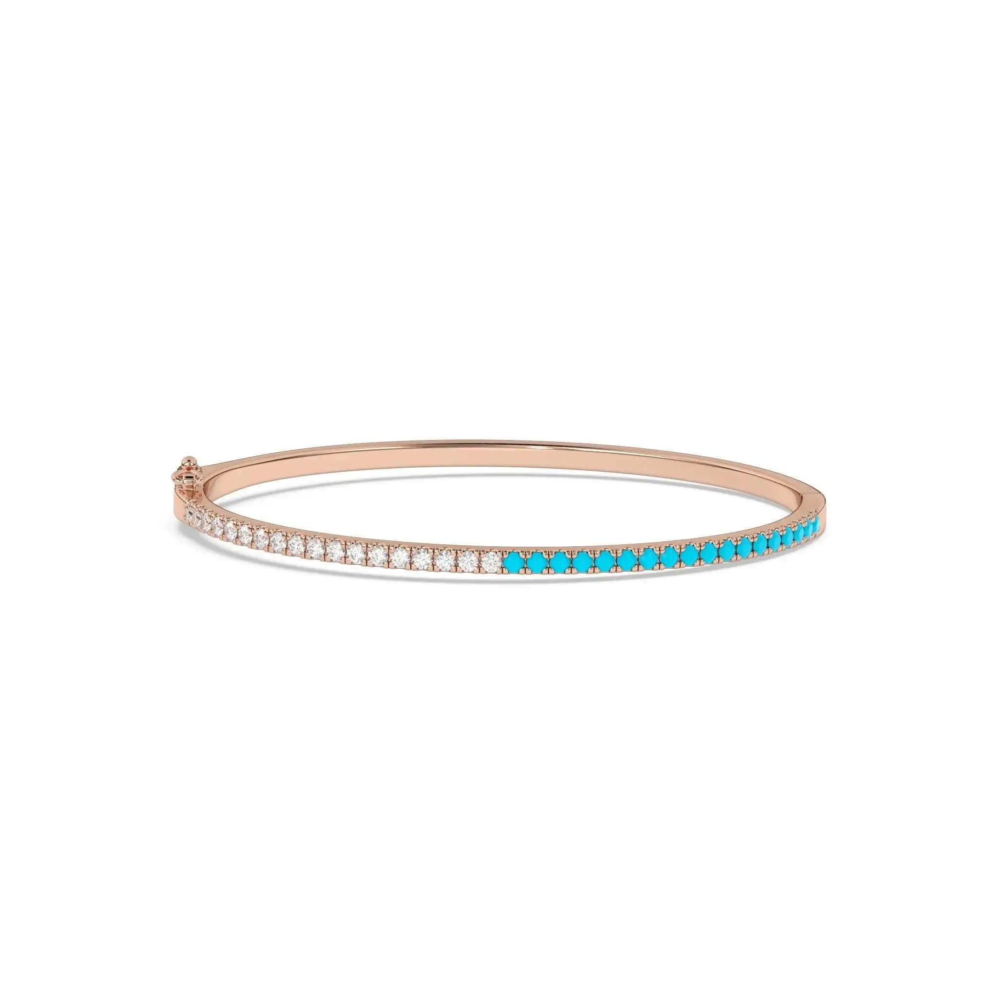 Diamond & Turquoise Bangle