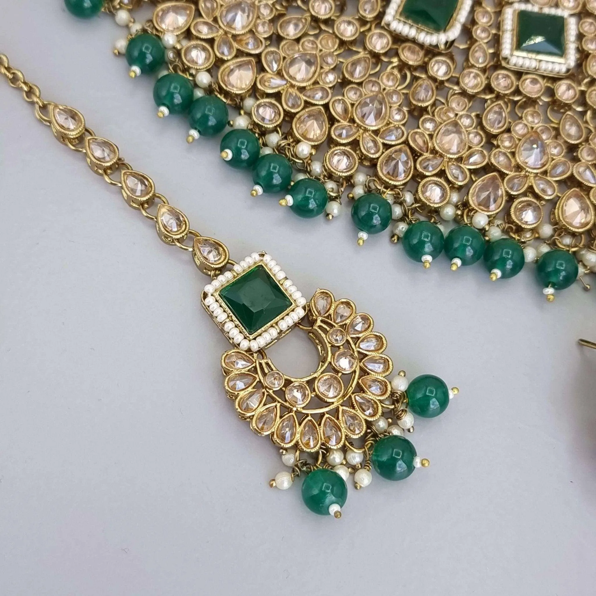 Dipika Necklace Set Green