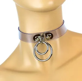 Double Ring Bondage Choker