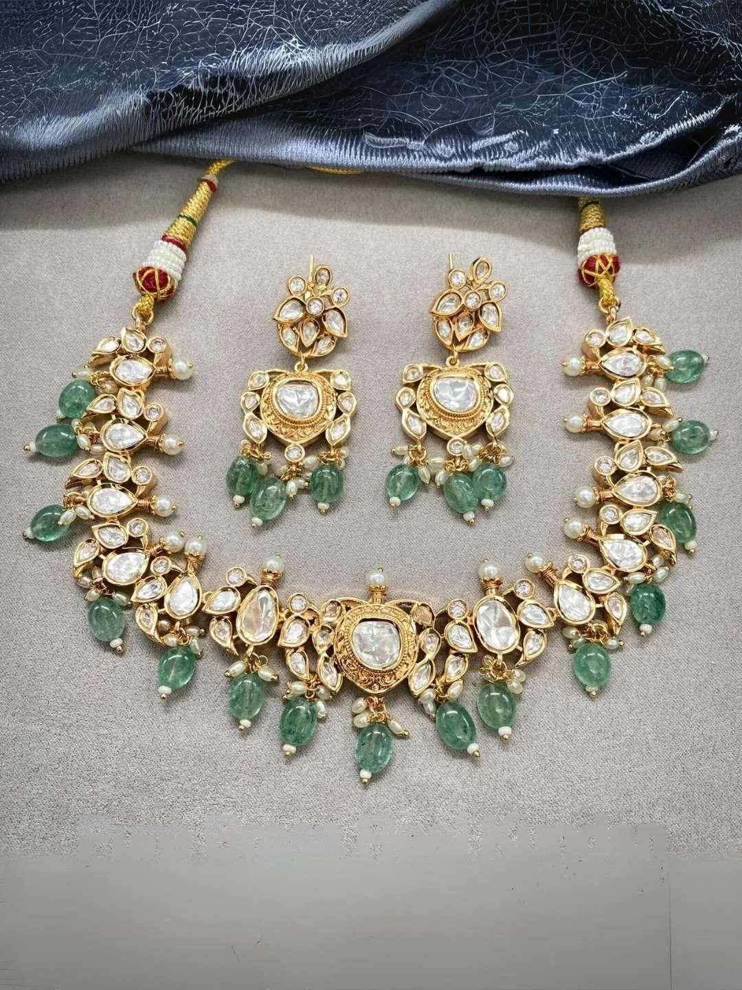 Elegant Victorian Kundan Studded Choker Necklace