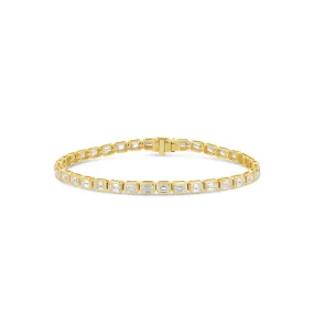 Emerald Cut Tennis Bracelet