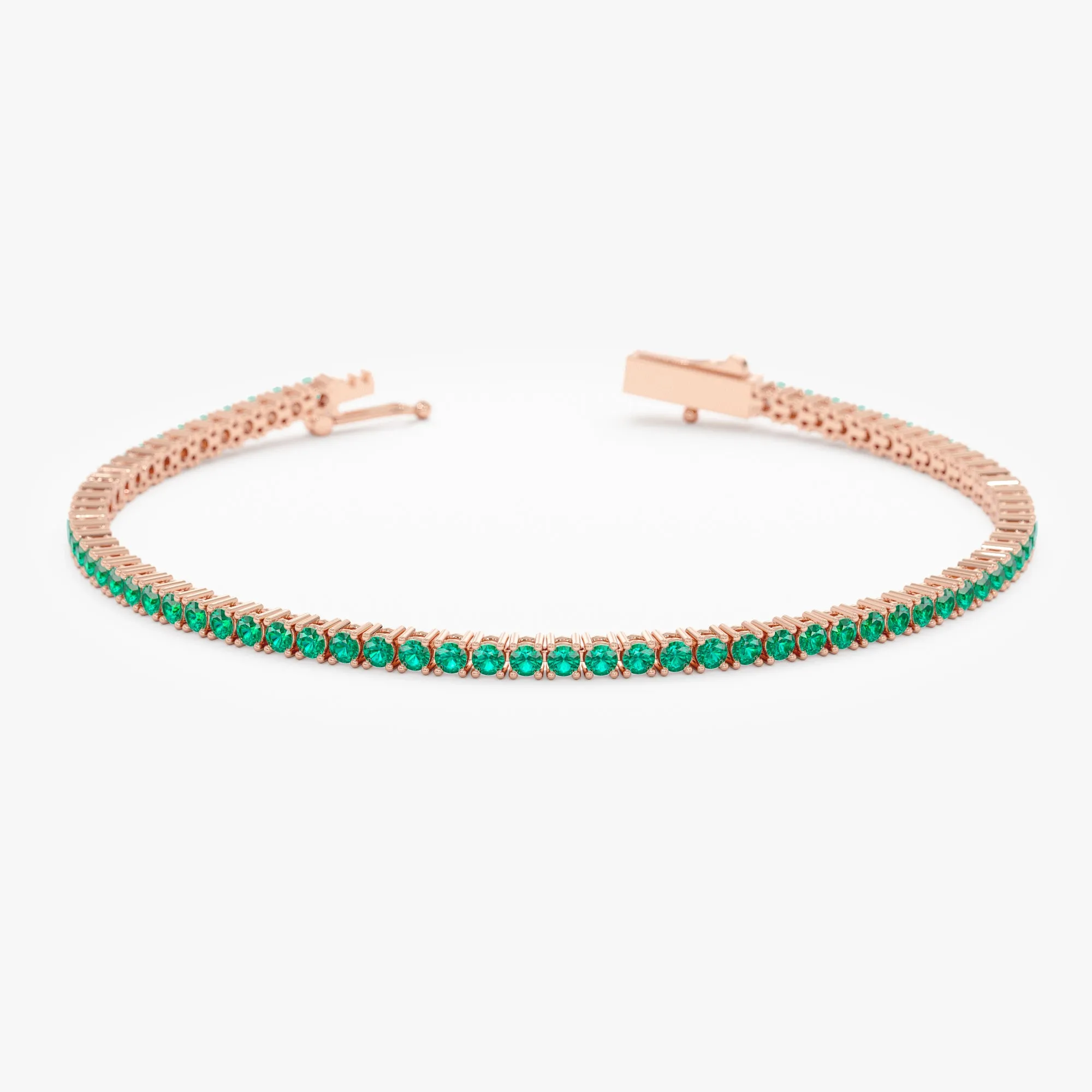 Emerald Tennis Bracelet, Deborah