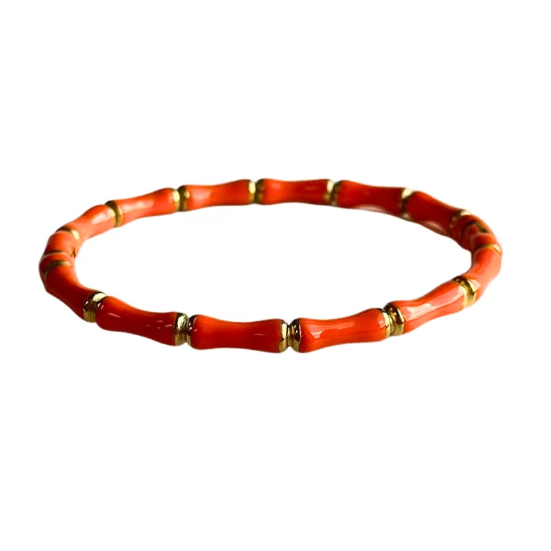 Enamel Bamboo Bangle