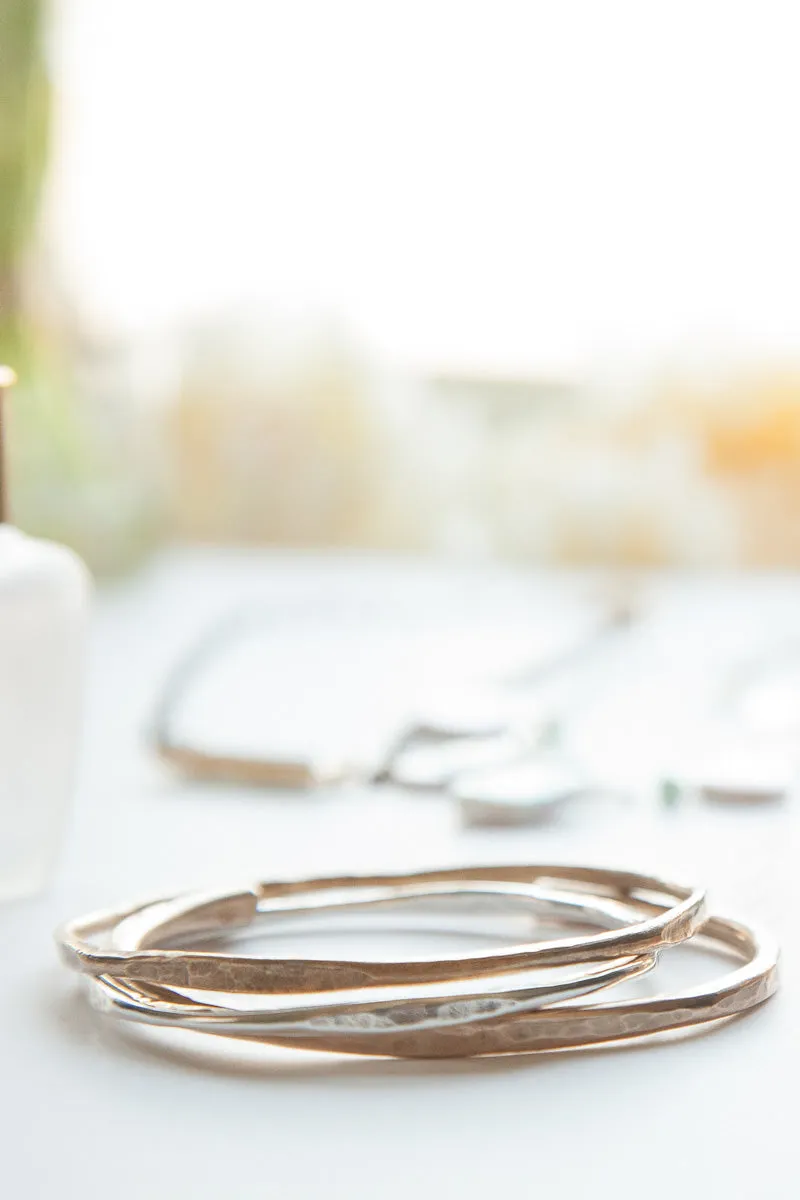 Eternity Bangle | Silver