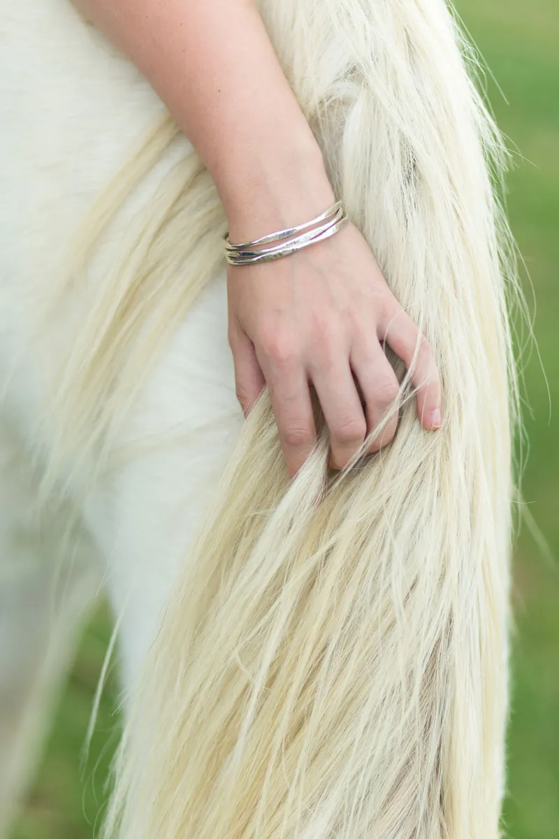 Eternity Bangle | Silver