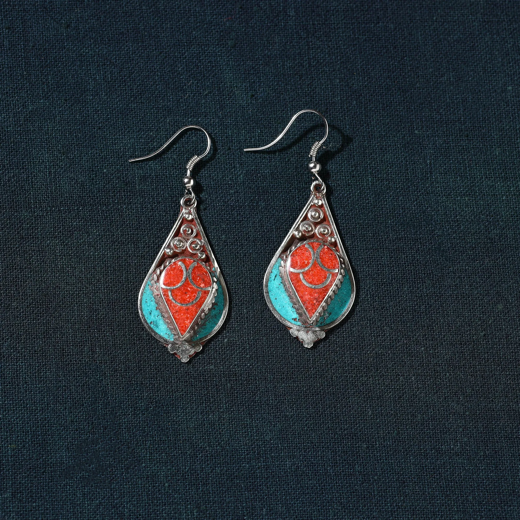 Ethnic Tribal Tibetan Earrings from Himalaya 11