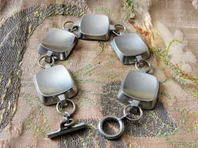 FABULOUS Vintage Jorgen Jensen Modernist Bracelet,Danish Pewter Jewelry,George Jensen,Vintage Bracelets, Vintage Collectible Jewelry