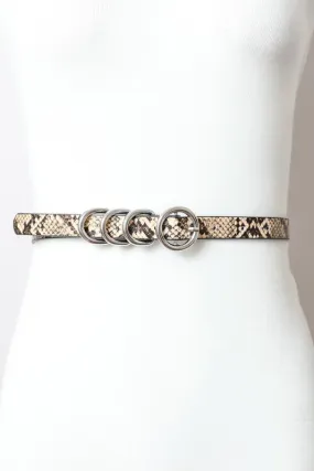 Four Ring Snake Belt