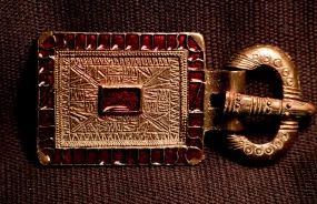 Frankish - buckle with red - W-32