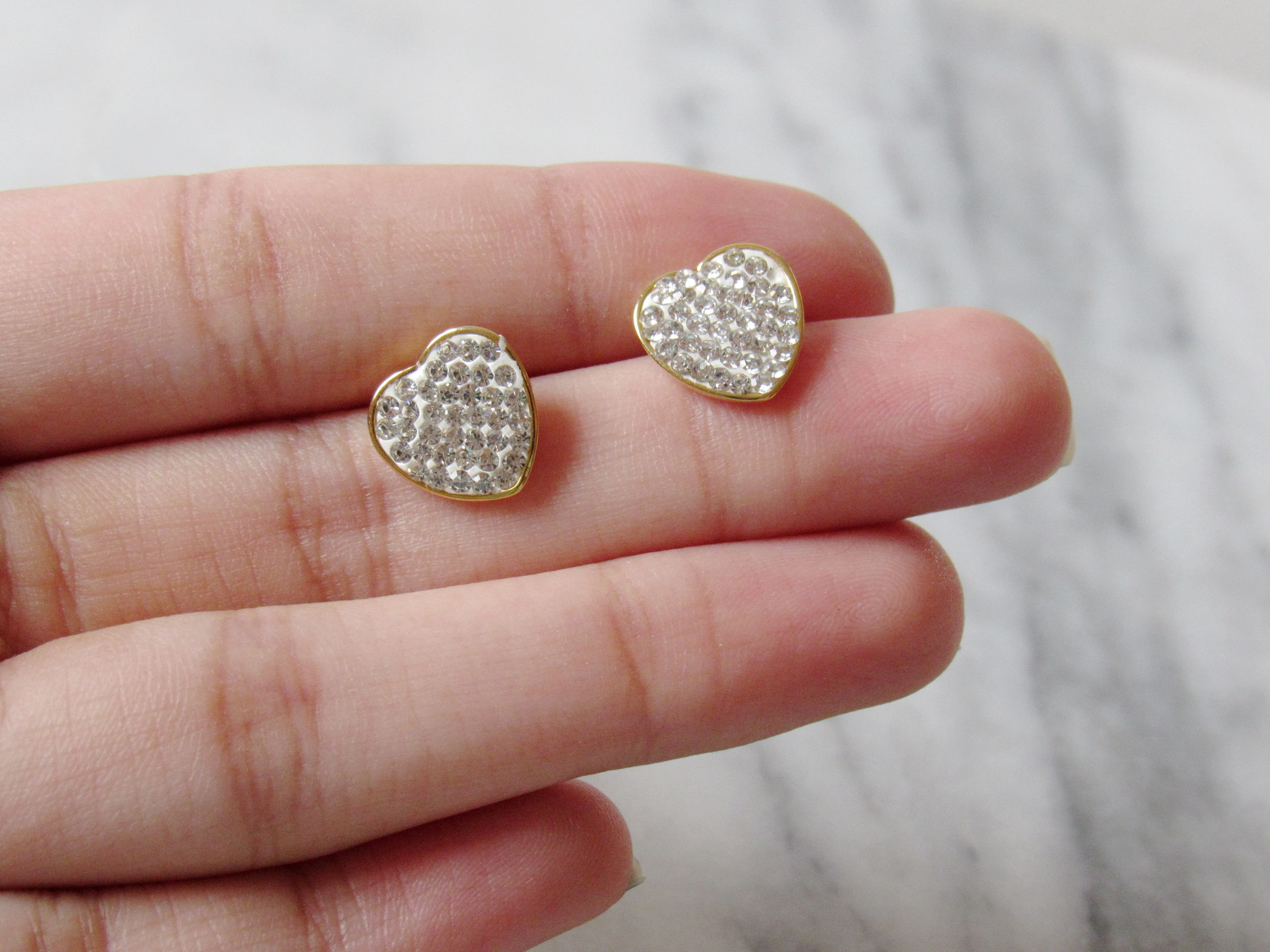 Glittering Sweetheart Earrings