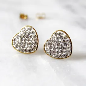 Glittering Sweetheart Earrings