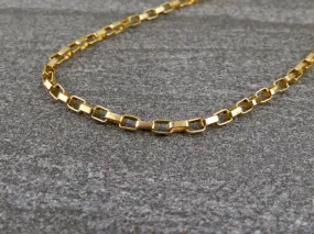 Gold Filled Square Links Chain