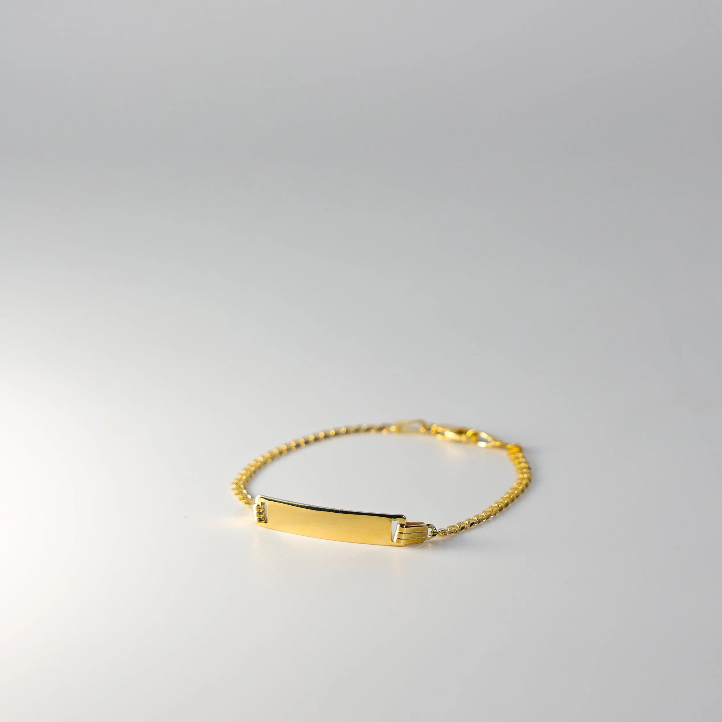 Gold ID Bracelet Cuban Link 2.5MM Model-AB108