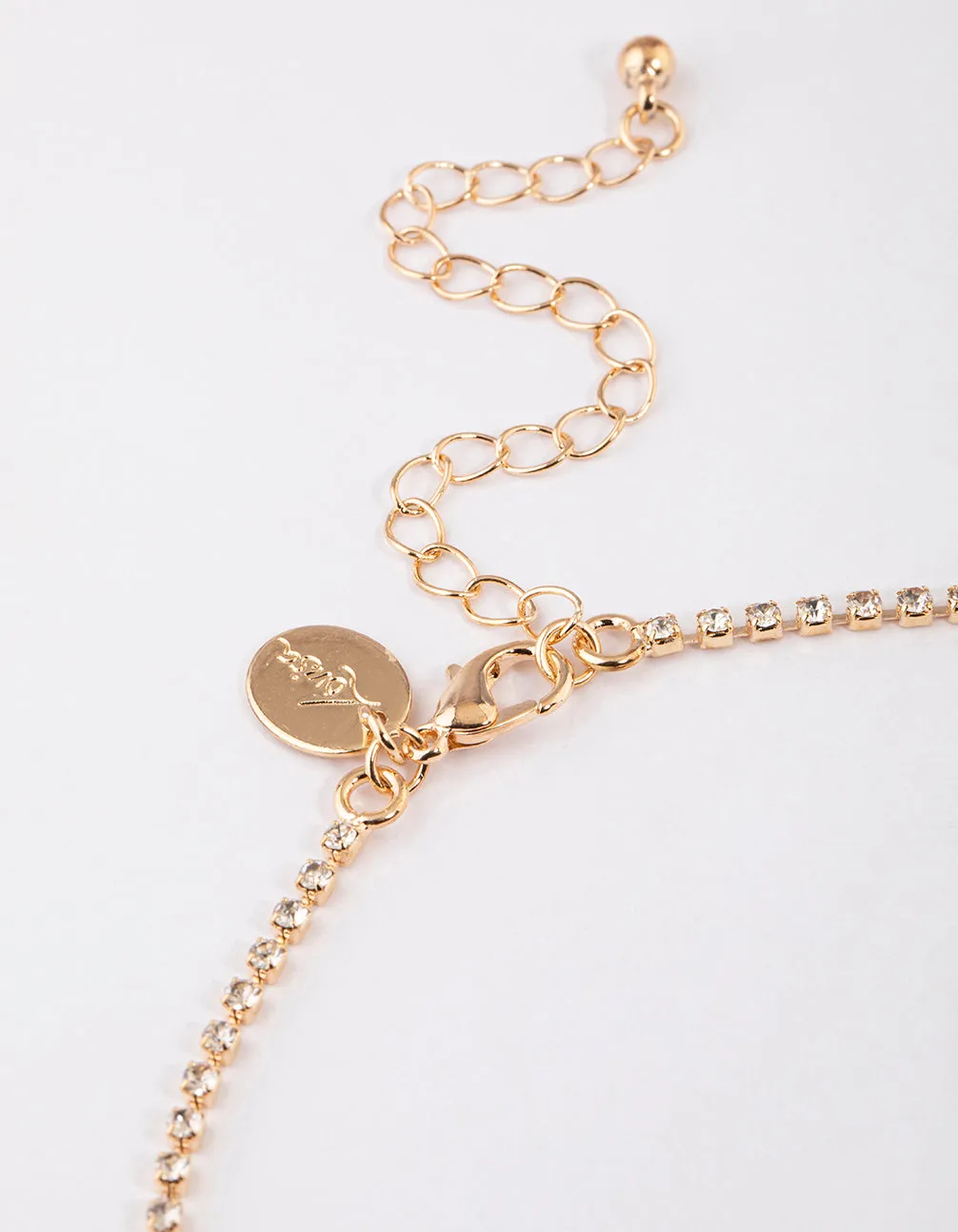 Gold V-Shape Cup Chain Choker