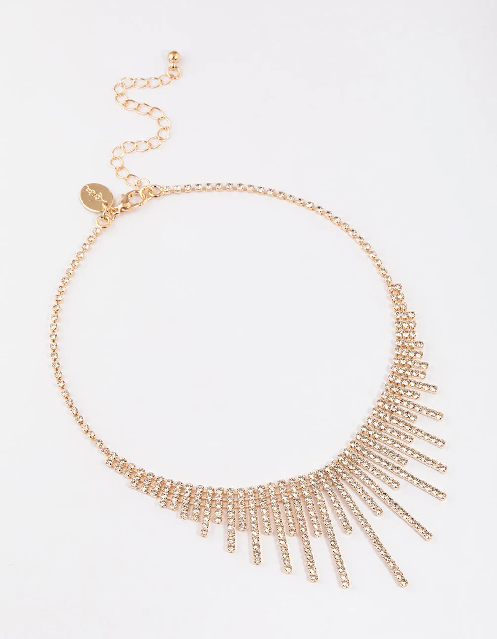 Gold V-Shape Cup Chain Choker