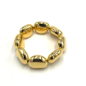 Golden pebbles Stretch Bracelet