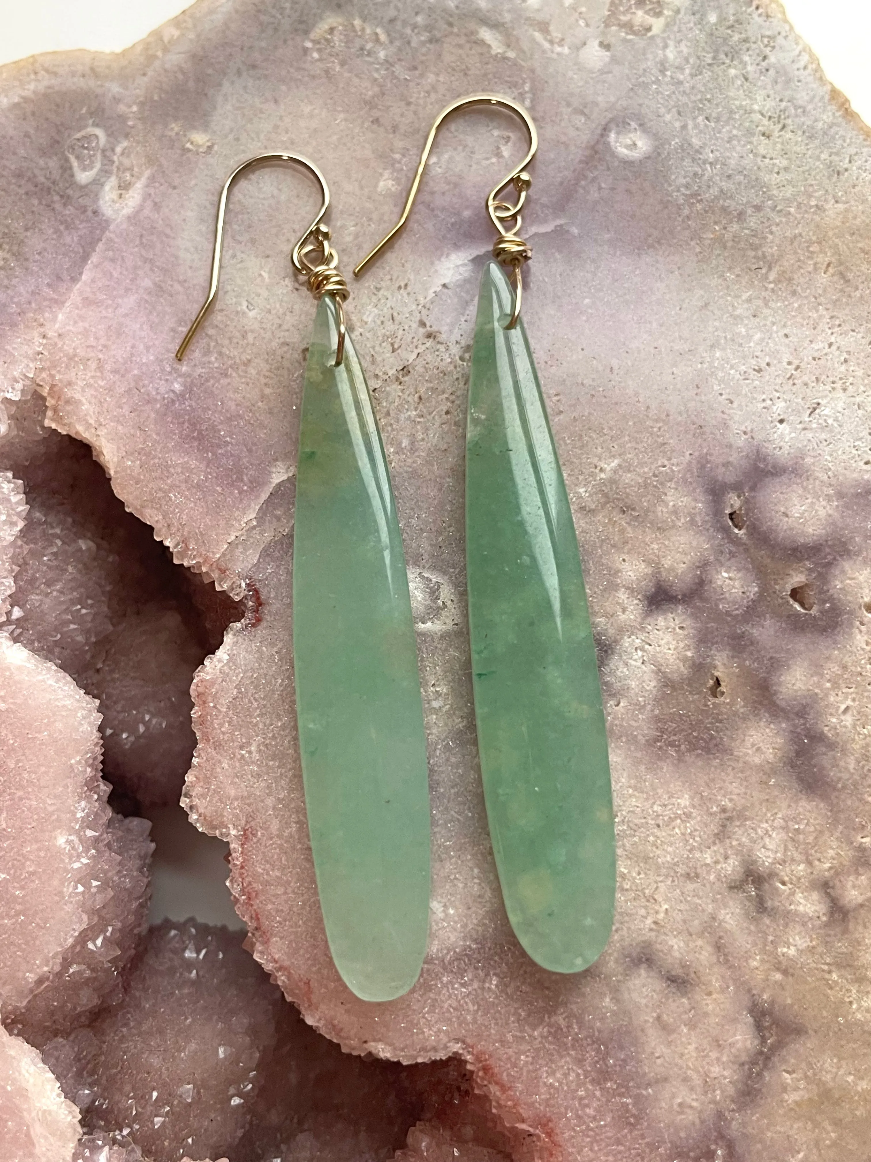 Green Aventurine Earrings