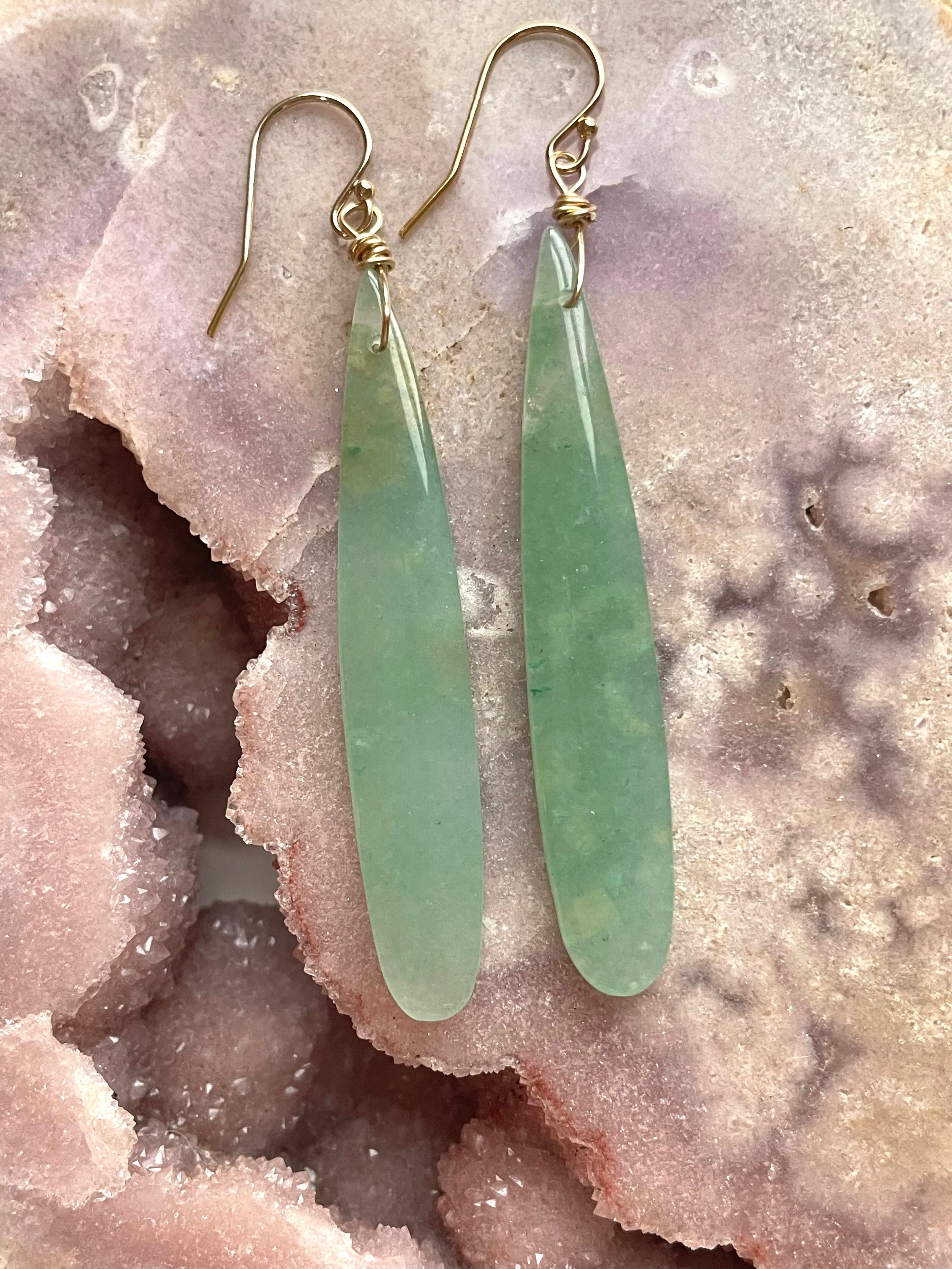 Green Aventurine Earrings