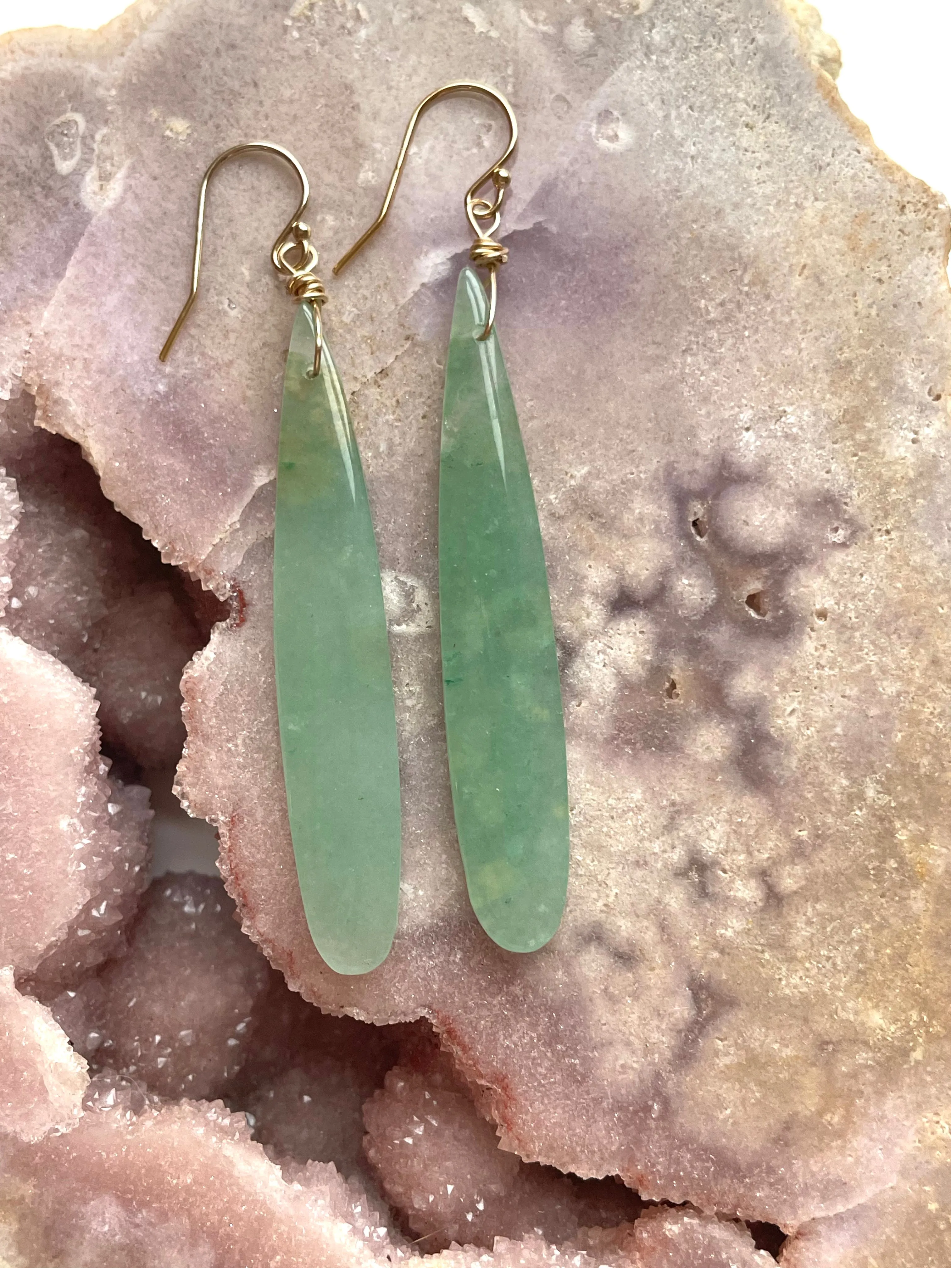 Green Aventurine Earrings