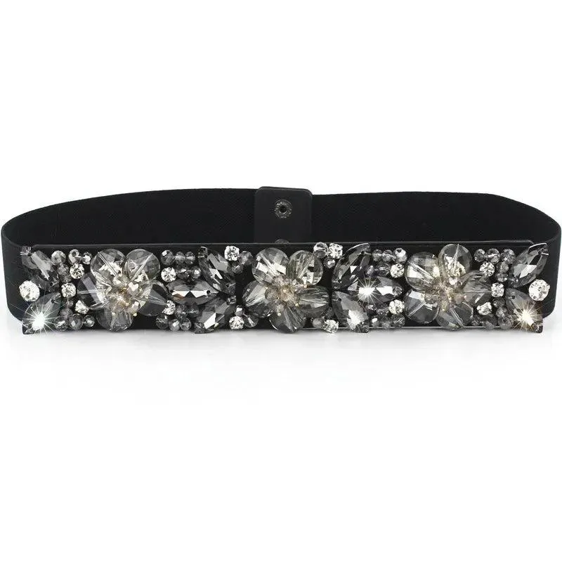 Handmade Crystal Rhinestone Waist Seal - Elegant Decor