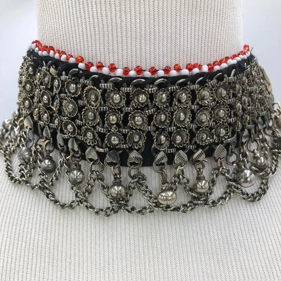 Handmade Tribal Statement Ethnic Collar Choker Necklace