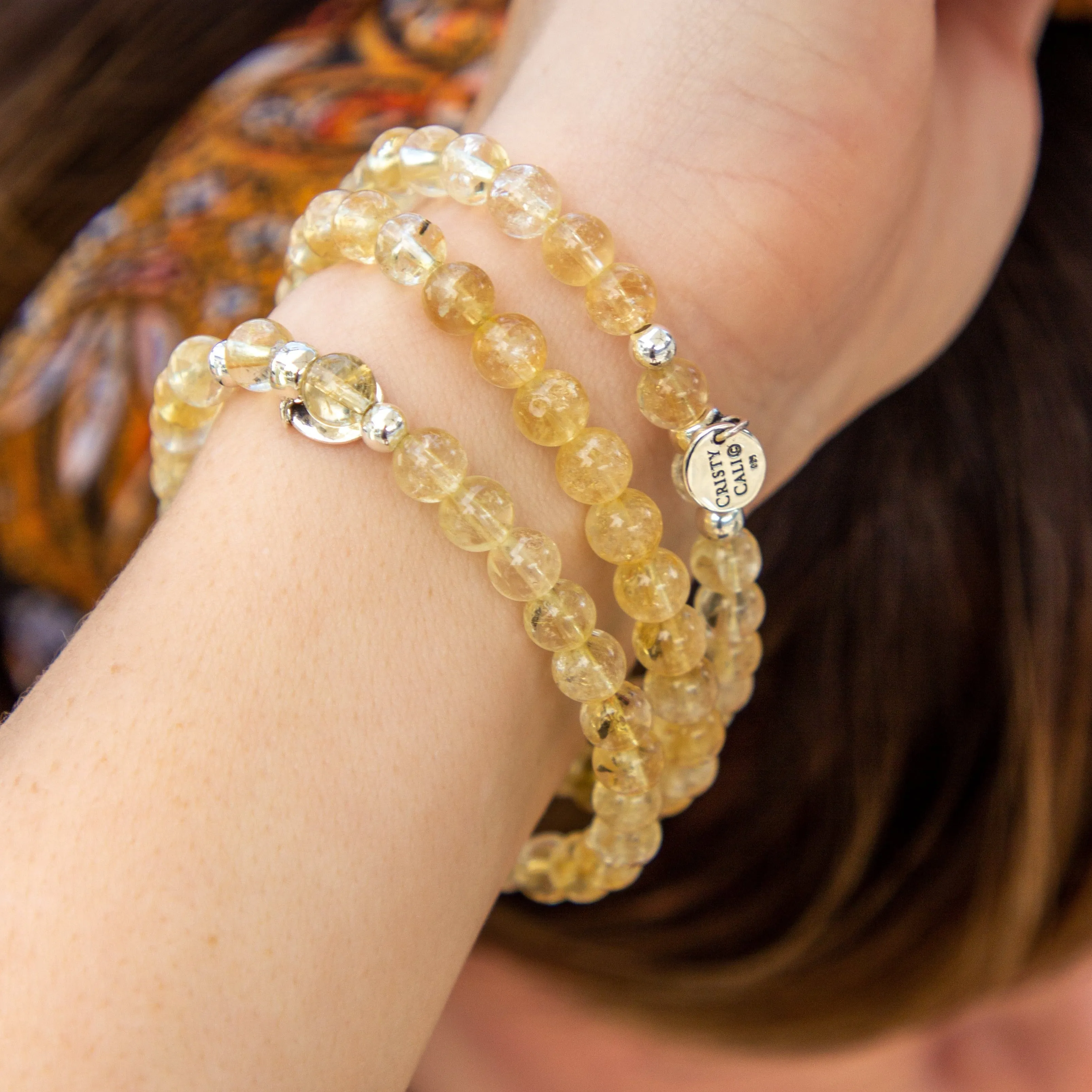 Happiness & Joy Citrine Signature Stretch Bracelet