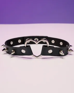 Heart Spike Choker