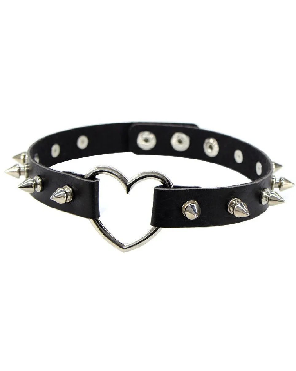 Heart Spike Choker