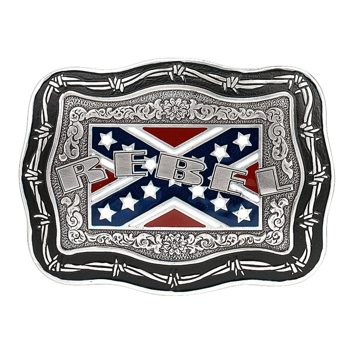 Heritage Buckle with Barbed Wire Belt Buckle