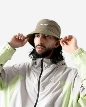 Hikerdelic Glow In The Dark Bucket Hat Khaki