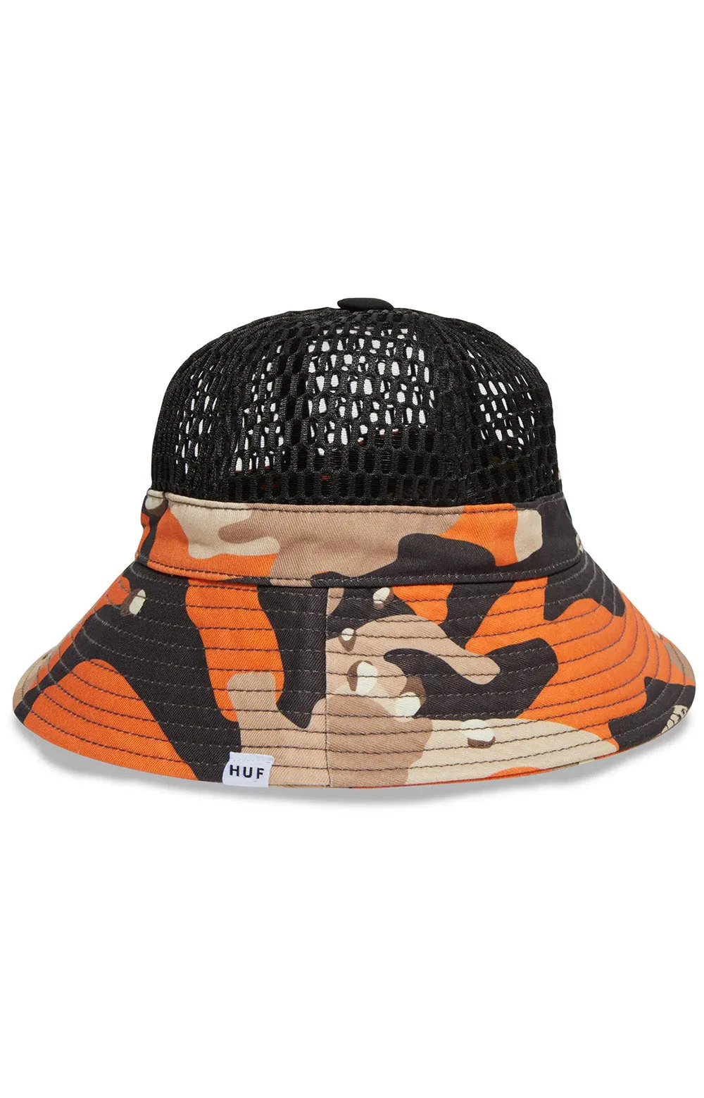 HUF x X-Girl Camo Mesh Bucket Hat