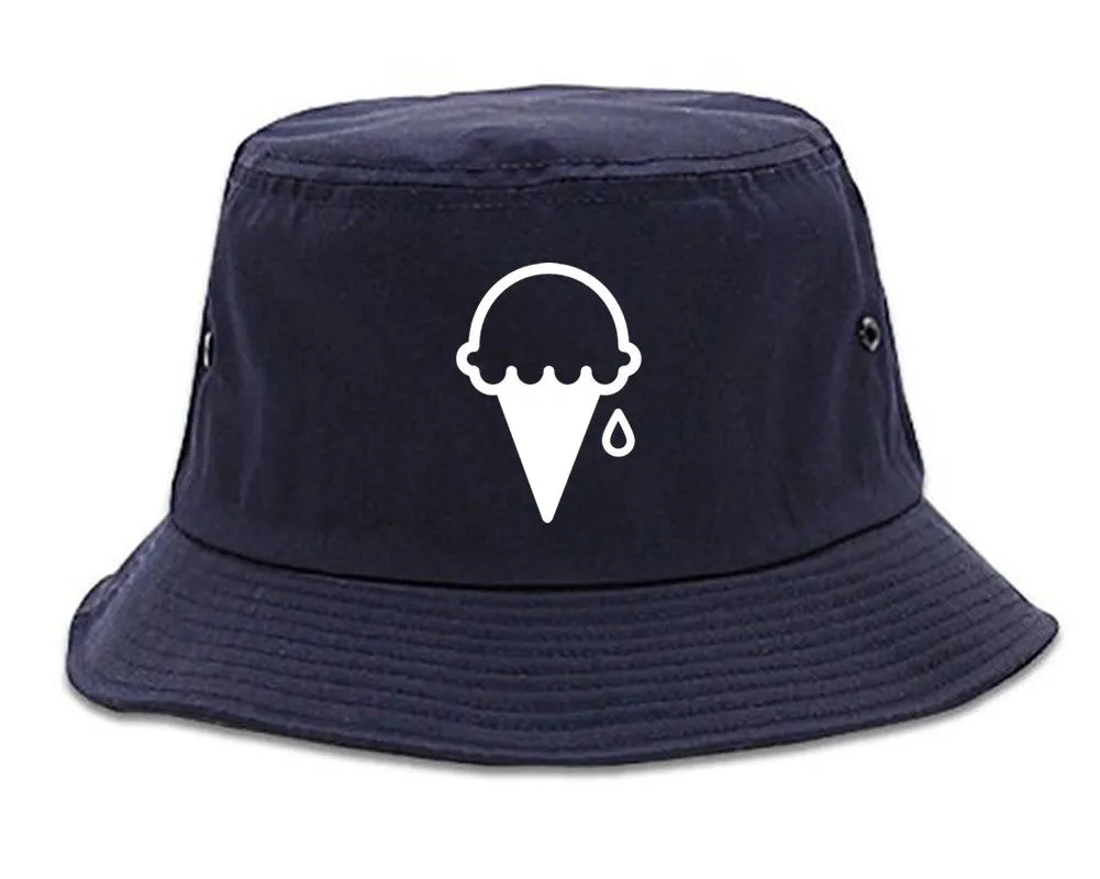 Ice Cream Cone Scoop Bucket Hat Cap