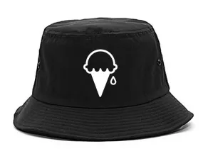 Ice Cream Cone Scoop Bucket Hat Cap