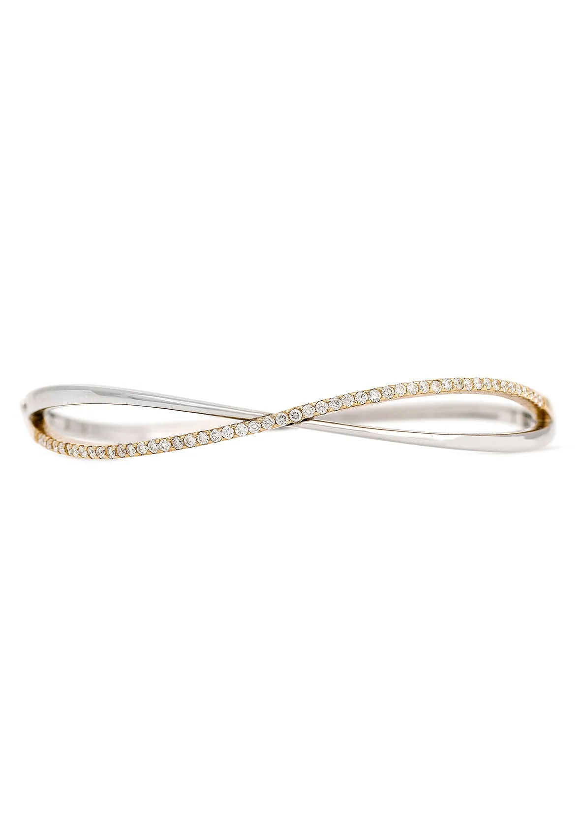 Infinity Diamond Bangle