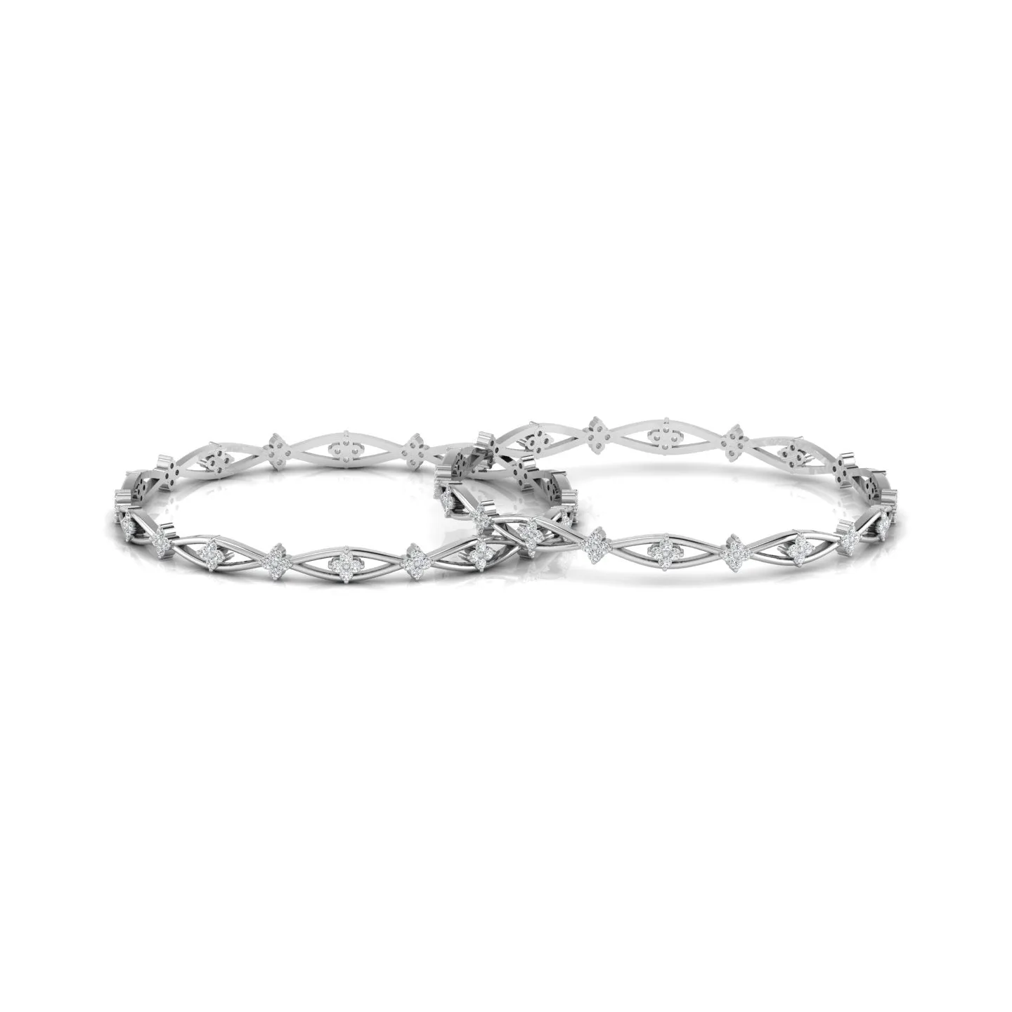 Infinity Sterling Silver Bangle