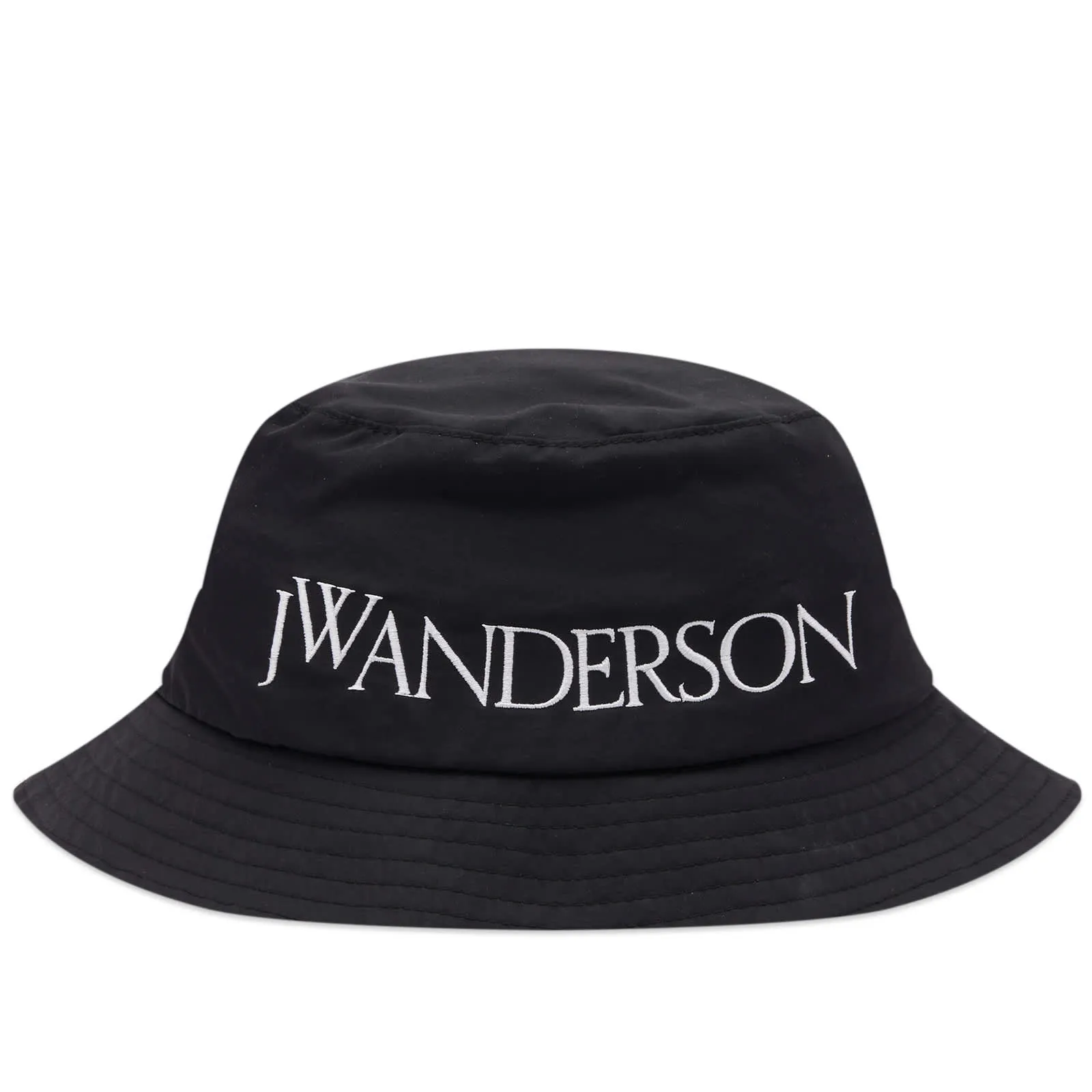 Jw Anderson Logo Panama Hat, black