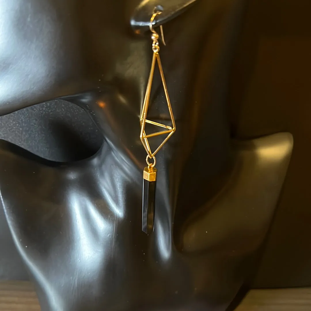 Lakshmi Icosahedron Earrings