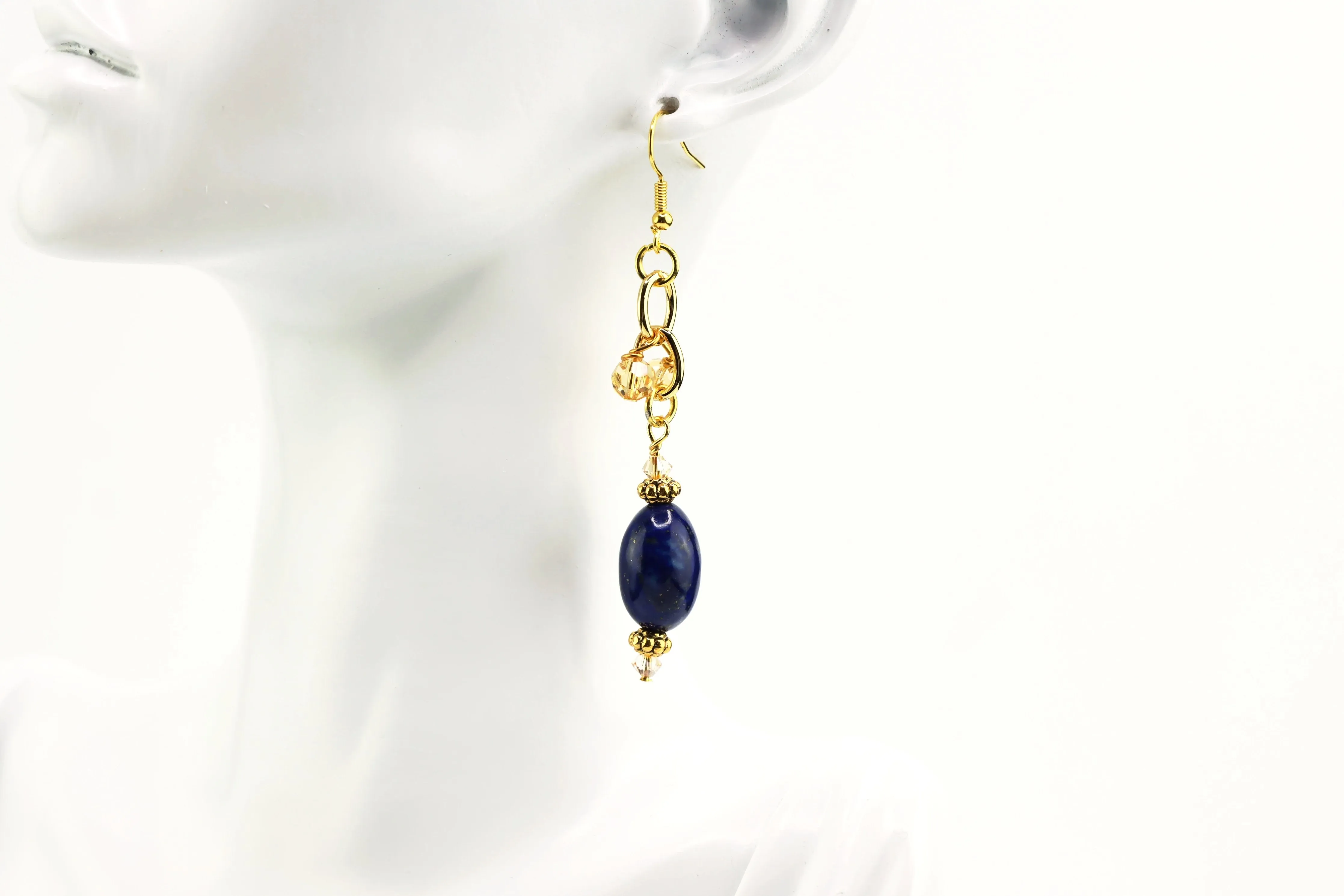 Lapis Drop Earrings